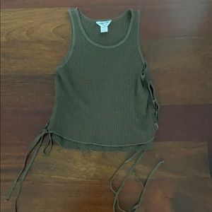 Hard Tail Olive Green Tank top